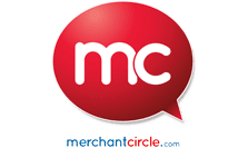 Merchant Circle logo with MC in a red speech bubble.